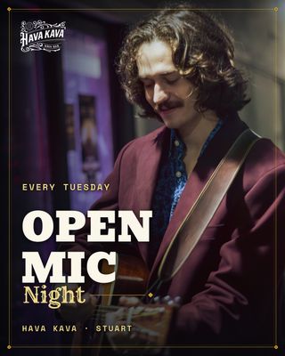 Open Mic Night flyer