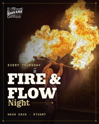Fire & Flow Night flyer