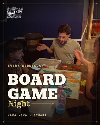 Board Game Night flyer