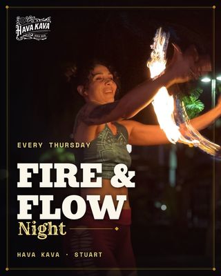 Fire & Flow Night flyer