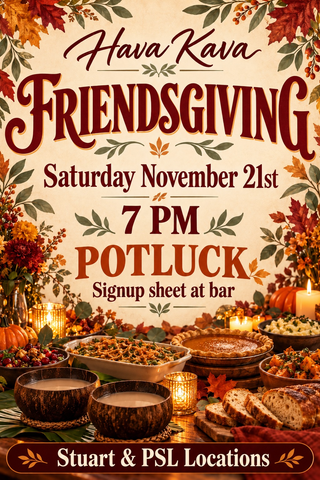 Friendsgiving PSL flyer
